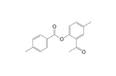 (2-acetyl-4-methyl-phenyl) 4-methylbenzoate