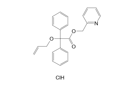 (allyloxy)diphenylacetic acid, (2-pyridyl)methyl ester, hydrochloride