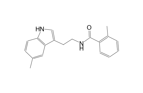 2-methyl-N-[2-(5-methyl-1H-indol-3-yl)ethyl]benzamide