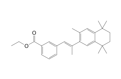 3-[(E)-2-(1,1,4,4,7-pentamethyltetralin-6-yl)prop-1-enyl]benzoic acid ethyl ester