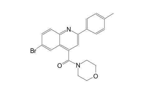 6-bromo-2-(4-methylphenyl)-4-(4-morpholinylcarbonyl)quinoline