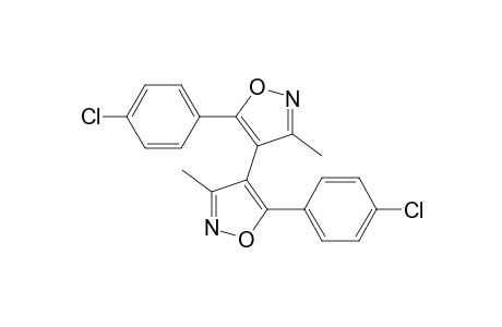 4,4'-Biisoxazole, 5,5'-bis(4-chlorophenyl)-3,3'-dimethyl-