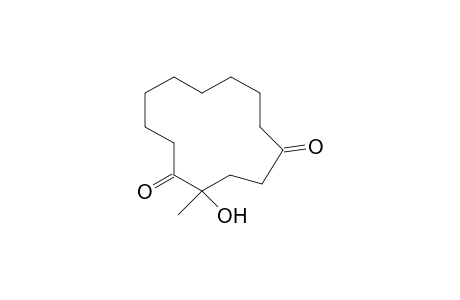 2-Hydroxy-2-methyl-1,5-cyclotridecanedione
