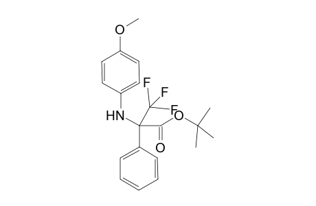 tert-Butyl 2-Phenyl-2-[N-(p-methoxyphenyl)]-3,3,3-trifluoropropanoate