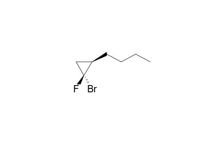 ANTI-1-FLUORO-1-BROMO-2-BUTYLCYCLOPROPANE