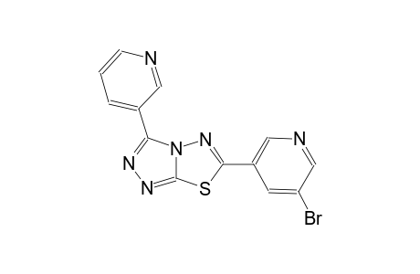 [1,2,4]triazolo[3,4-b][1,3,4]thiadiazole, 6-(5-bromo-3-pyridinyl)-3-(3-pyridinyl)-
