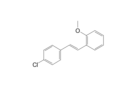 (E)-1-(4-Chlorophenyl)-2-(2-methoxyphenyl)ethene