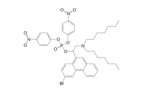 Phosphoric acid,di-(4-nitrophenyl) [1-(2-bromo-5-phenanthrenyl)-2-(diheptylamino)ethyl] ester