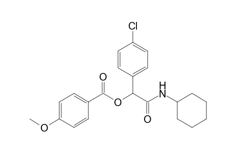 [( Cyclohexylcarbamoyl)-(p-chlorophenyl)methyl] 4"-Methoxybenzoate