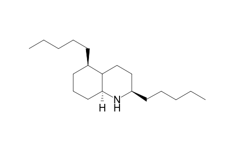 2,5-Dipentyl-(pehydro)-quinoline