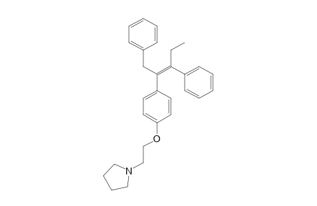 1-BENZYL-2-PHENYL-[4-(PYRROLIDINYLETHOXY)-PHENYL]-BUT-1-ENE