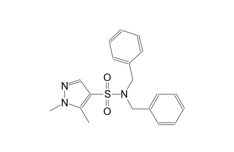 N,N-dibenzyl-1,5-dimethyl-1H-pyrazole-4-sulfonamide