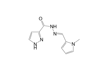 N-[(E)-(1-methyl-2-pyrrolyl)methylideneamino]-1H-pyrazole-5-carboxamide