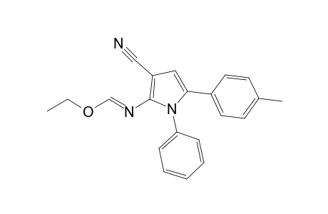N-(3-Cyano-1-phenyl-5-p-tolyl-1H-pyrrol-2-yl)-formimidicacid ethyl ester