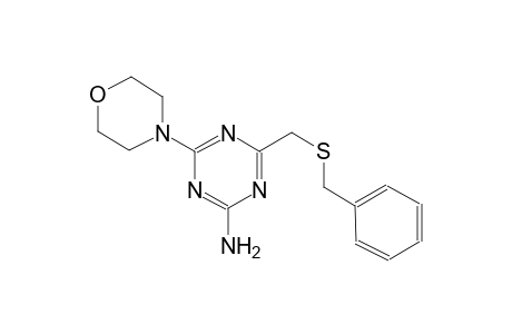 4-[(Benzylsulfanyl)methyl]-6-(4-morpholinyl)-1,3,5-triazin-2-ylamine