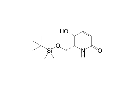 (5R,6R)-6-(tert-Butyldimethylsilyloxymethyl)-5-hydroxy-5,6-dihydro-1H-pyridin-2-one
