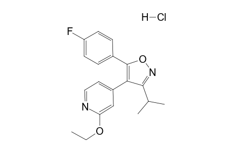 2-Ethoxy-4-[5-(4-fluorphenyl)-3-isopropylisoxazol-4-yl]pyridine HCl