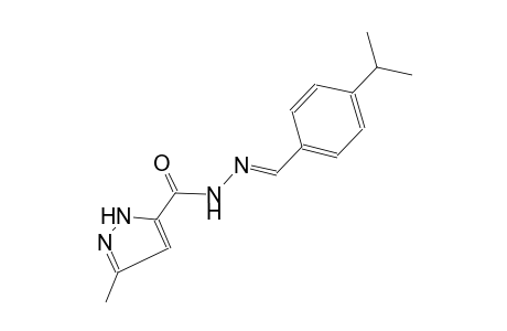 1H-pyrazole-5-carboxylic acid, 3-methyl-, 2-[(E)-[4-(1-methylethyl)phenyl]methylidene]hydrazide