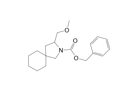 Benzyl 3-methoxymethyl-2-aza-spiro[4.5]decane-2-carboxylate