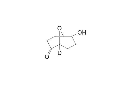 1-Deutero-6-hydroxy-9-oxabicyclo[3.3.1]nonan-2-one