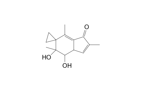 Spiro[cyclopropane-1,6'-4',5'-dihydroxy-2',5',7'-trimethyl-4,'5'-dihydro-1'(6'H)-inden-1'-one] isomer