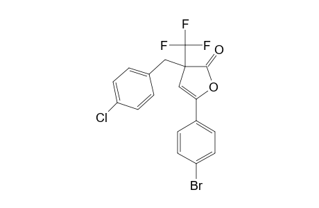 5-(4-BROMOPHENYL)-3-(4-CHLOROBENZYL)-3-TRIFLUOROMETHYL-2(3H)-FURANONE