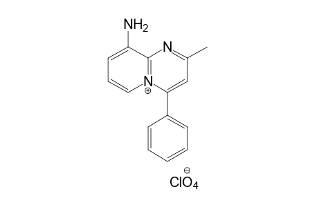 9-amino-2-methyl-4-phenylpyrido[1,2-a]pyrimidin-5-ium perchlorate