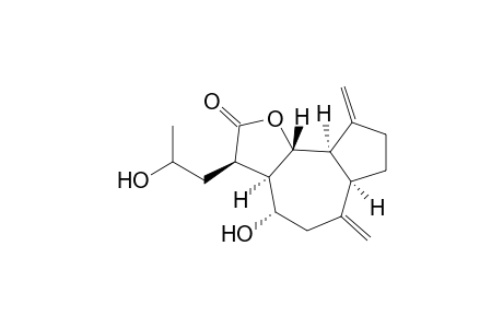 Azuleno[4,5-b]furan-2(3H)-one, decahydro-4-hydroxy-3-(2-hydroxypropyl)-6,9-bis(methylene)-, [3R-[3.alpha.(R*),3a.beta.,4.beta.,6a.beta.,9a.beta.,10b.alpha.]]-