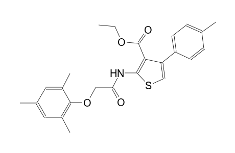 ethyl 2-{[(mesityloxy)acetyl]amino}-4-(4-methylphenyl)-3-thiophenecarboxylate