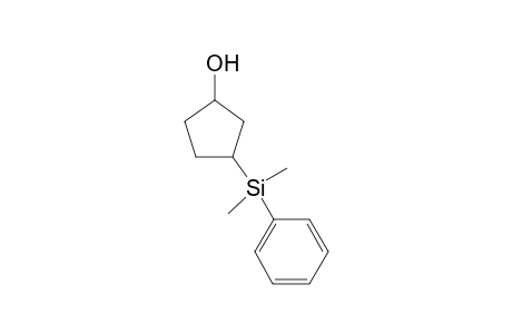 (1RS,3SR)-3-Dimethyl(phenyl)silylcyclopentanol