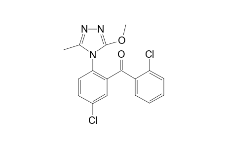[5-chloranyl-2-(3-methoxy-5-methyl-1,2,4-triazol-4-yl)phenyl]-(2-chlorophenyl)methanone