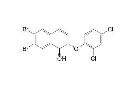 (1S,2S)-6,7-Dibromo-2-(2,4-dichlorophenoxy)-1,2-dihydronaphthalen-1-ol