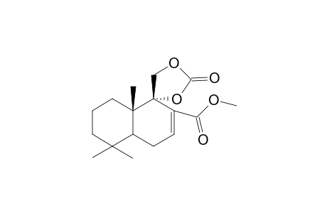 1,7,7-Trimethyl-3-methoxycarbonyl-2'-oxospiro[bicyclo[4.4.0]dec-3-ene-2,4'-1',3'-dioxaole]