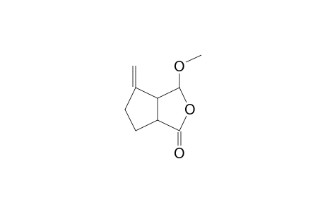 1-Methoxy-6-methylene-3a,4,5,6a-tetrahydro-1H-cyclopenta[c]furan-3-one