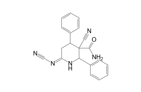 4,6-Diphenyl-5-cyano-2-cyanoiminopiperidine-5-carboxamide