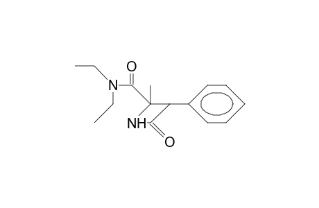 N,N-Diethyl-4-methyl-3-phenyl-2-acetidinon-4-carboxamide