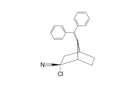 7-Benzhydrilidene-endo-2-chloro-bicyclo-[2.2.1]-heptane-exo-2-carbonitrile