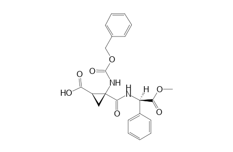 Methyl (1S,2R)-(-)-1-[N-(benzyloxycarbonyl)amino]-2-carboxycyclopropyl-1-carbonyl-N-[(R)-2-phenylglycinate]