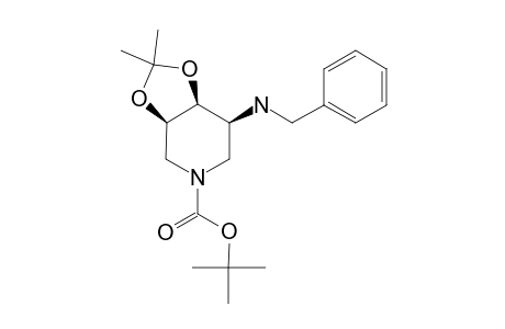 (3R,4S,5S)-N-(TERT.-BUTYLOXYCARBONYL)-5-(BENZYLAMINO)-3,4-(ISOPROPYLIDENEDIOXY)-PIPERIDINE