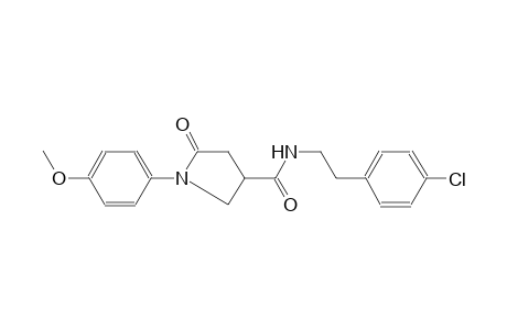 1-(4-Methoxy-phenyl)-5-oxo-pyrrolidine-3-carboxylic acid [2-(4-chloro-phenyl)-ethyl]-amide