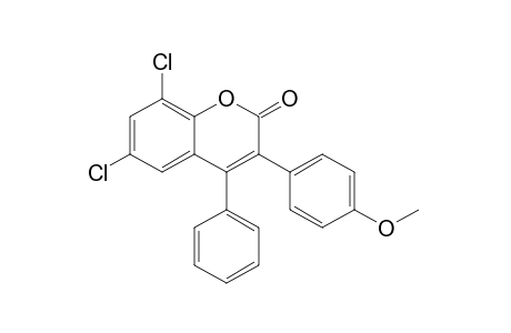 6,8-Dichloro-3-(4'-methoxyphenyl)-4-phenylcoumarin