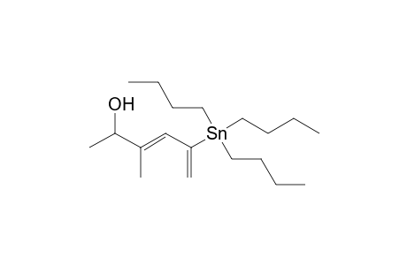 (E)-3-Methyl-5-(tri-n-butylstannyl)hex-3,5-dien-2-ol