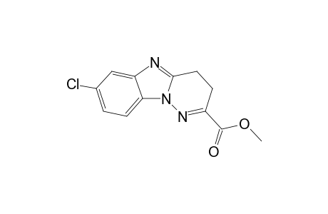 7-Chloro-3,4-dihydropyridazino[1,6-a]benzimidazole-2-carboxylic acid methyl ester