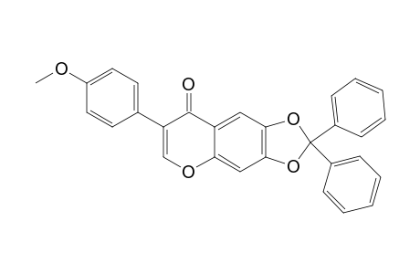 6,7-Diphenylmethylenedioxy-4'-methoxy-isoflavone