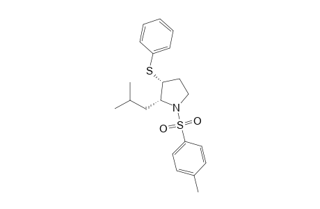 (2R,3R)-N-Tolylsulfonyl-2-(isobutyl)-3-(phenylthio)pyrrolidine