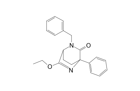 2-Benzyl-6-ethoxy-4-phenyl-2,5-diazabicyclo[2.2.2]oct-5-en-3-one