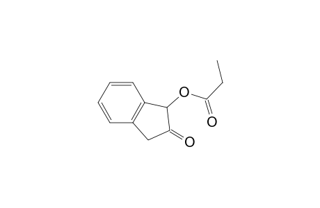 2H-Inden-2-one, 1,3-dihydro-1-(1-oxopropoxy)-