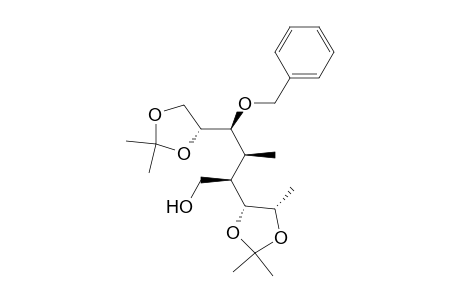 D-erythro-D-gulo-Octitol, 1,4,5-trideoxy-4-(hydroxymethyl)-5-methyl-2,3:7,8-bis-O-(1-methylethylidene)-6-O-(phenylmethyl)-