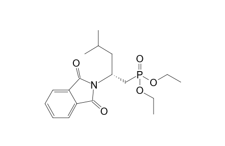Diethyl (R)-( 4-methyl-2-phthalimidylpentyl)phosphonate