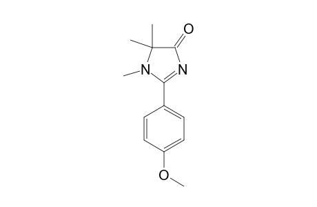 2-(4-methoxyphenyl)-1,5,5-trimethylimidazol-4-one